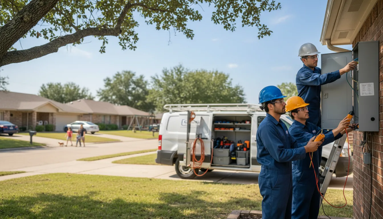 Certified electrician providing emergency electrical services in Stanley, IA